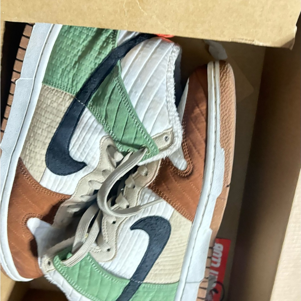 Nike Multicolor Patchwork Sneakers - image 1